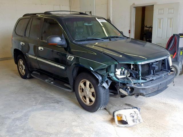 1GKDT13SX22273468 - 2002 GMC ENVOY GREEN photo 1