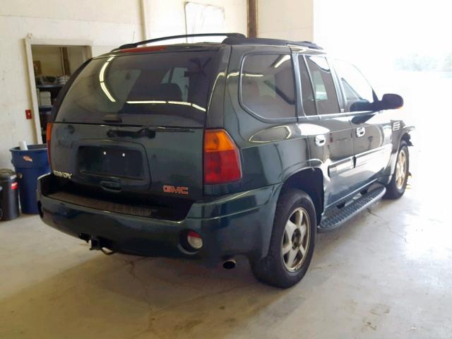 1GKDT13SX22273468 - 2002 GMC ENVOY GREEN photo 4