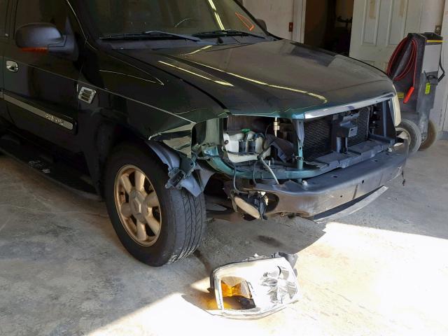 1GKDT13SX22273468 - 2002 GMC ENVOY GREEN photo 9