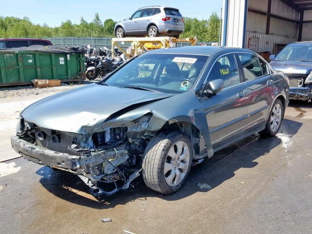 1HGCP26859A140183 - 2009 HONDA ACCORD EXL GREEN photo 2