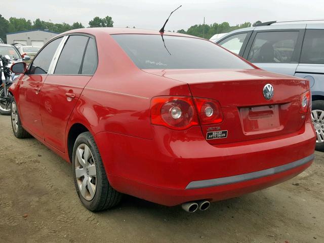 3VWHF71K07M026838 - 2007 VOLKSWAGEN JETTA 2.5 RED photo 3