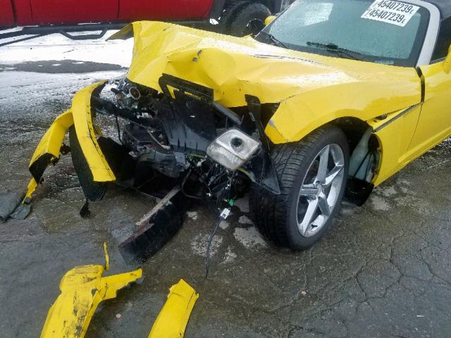 1G8MB35B07Y141647 - 2007 SATURN SKY YELLOW photo 9