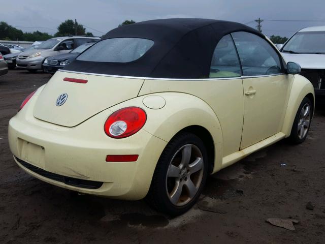 3VWSG31Y76M332045 - 2006 VOLKSWAGEN NEW BEETLE 黄色 照片 4