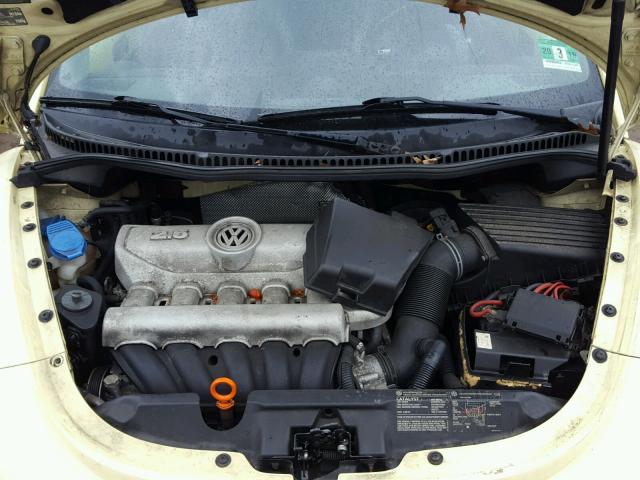 3VWSG31Y76M332045 - 2006 VOLKSWAGEN NEW BEETLE 黄色 照片 7
