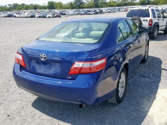 JTNBE46K173092685 - 2007 TOYOTA CAMRY NEW BLUE photo 4