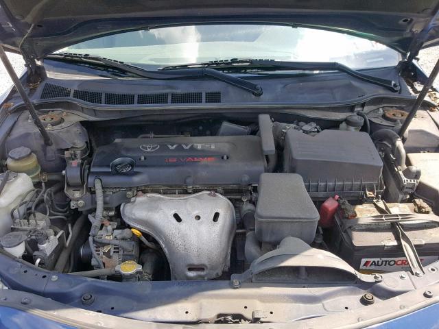 JTNBE46K173092685 - 2007 TOYOTA CAMRY NEW BLUE photo 7