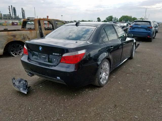 WBANB53507CP07755 - 2007 BMW 550 I BLACK photo 4