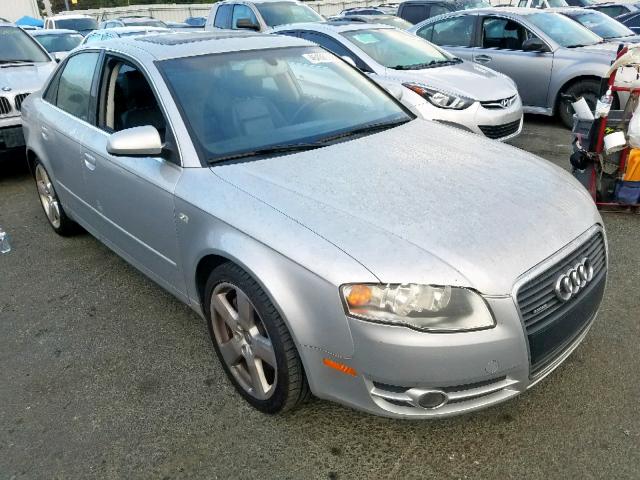 WAUDH78E56A169708 - 2006 AUDI A4 3.2 QUA SILVER photo 1