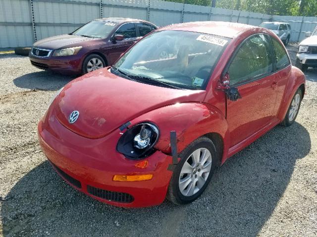 3VWPW31C38M524174 - 2008 VOLKSWAGEN NEW BEETLE წითელი ფოტო 2