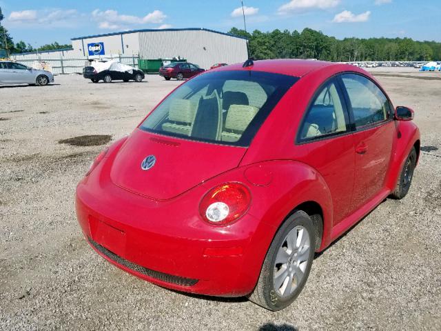3VWPW31C38M524174 - 2008 VOLKSWAGEN NEW BEETLE წითელი ფოტო 4