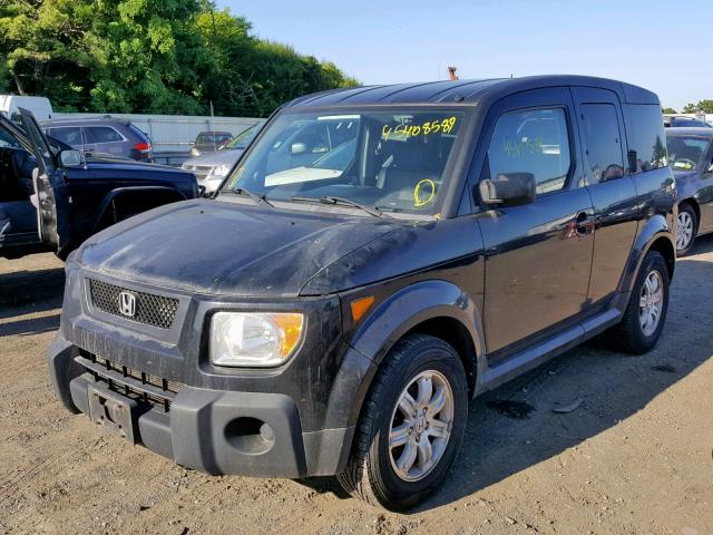 5J6YH28716L011003 - 2006 HONDA ELEMENT EX BLACK photo 2