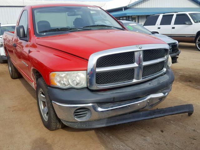 1D7HA16K93J546704 - 2003 DODGE RAM 1500 S RED photo 1