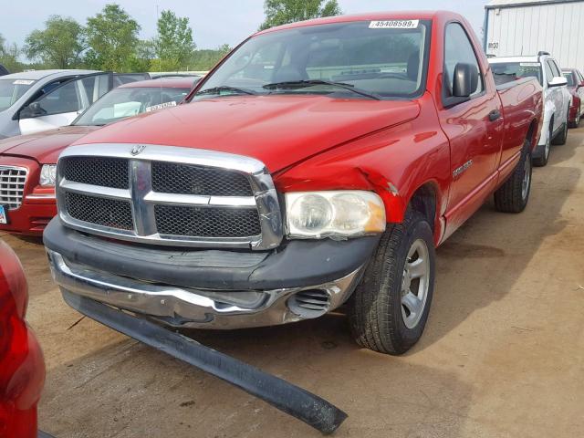 1D7HA16K93J546704 - 2003 DODGE RAM 1500 S RED photo 2