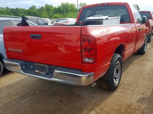 1D7HA16K93J546704 - 2003 DODGE RAM 1500 S RED photo 4