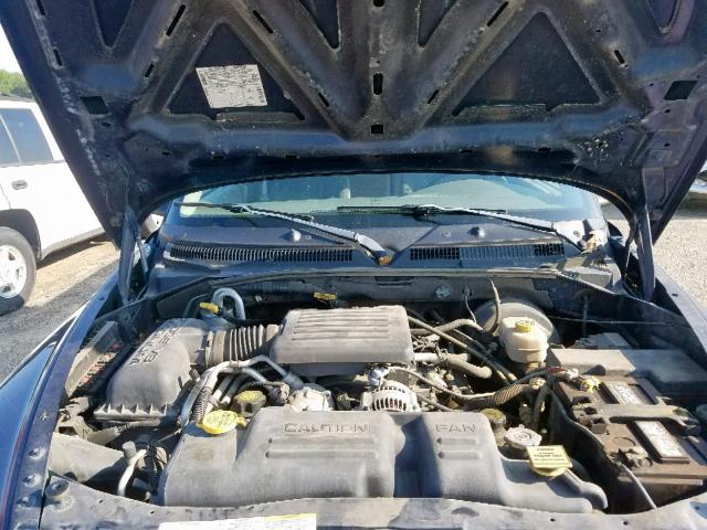 1D7HG48N13S174664 - 2003 DODGE DAKOTA QUA BLUE photo 7