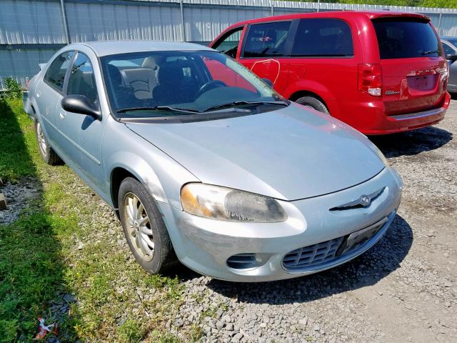 1C3EL46XX2N343448 - 2002 CHRYSLER SEBRING LX SILVER photo 1