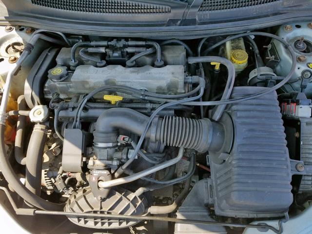 1C3EL46XX2N343448 - 2002 CHRYSLER SEBRING LX SILVER photo 7