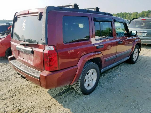 1J8HG48N36C368890 - 2006 JEEP COMMANDER 栗色 照片 4