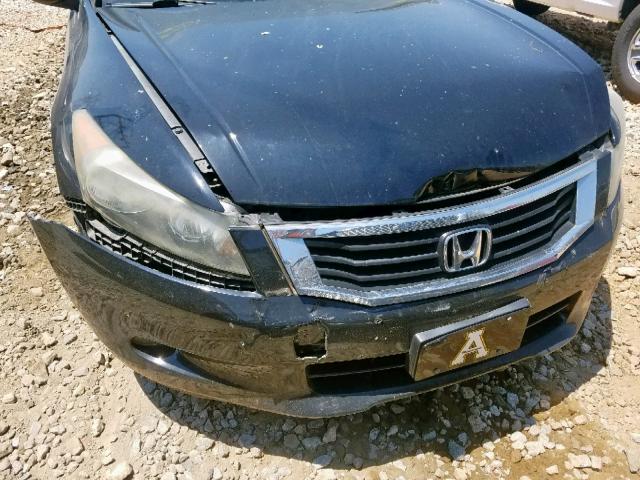 1HGCP36858A046289 - 2008 HONDA ACCORD EXL BLACK photo 9