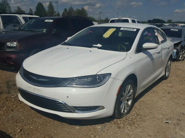 1C3CCCAB0FN684649 - 2015 CHRYSLER 200 LIMITE WHITE photo 2