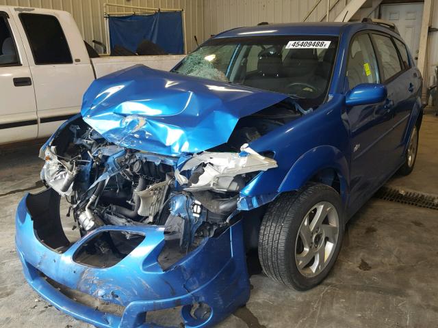 5Y2SL65807Z428478 - 2007 PONTIAC VIBE BLUE photo 2