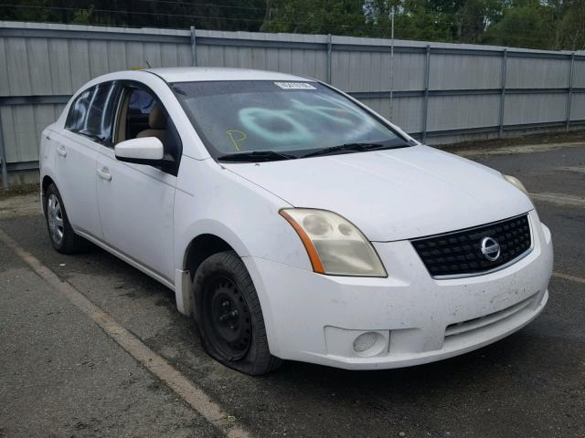 3N1AB61E38L727257 - 2008 NISSAN SENTRA 2.0 WHITE photo 1