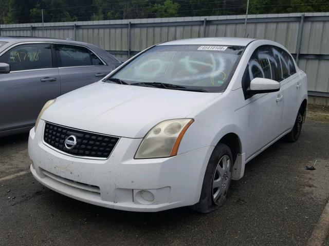 3N1AB61E38L727257 - 2008 NISSAN SENTRA 2.0 WHITE photo 2