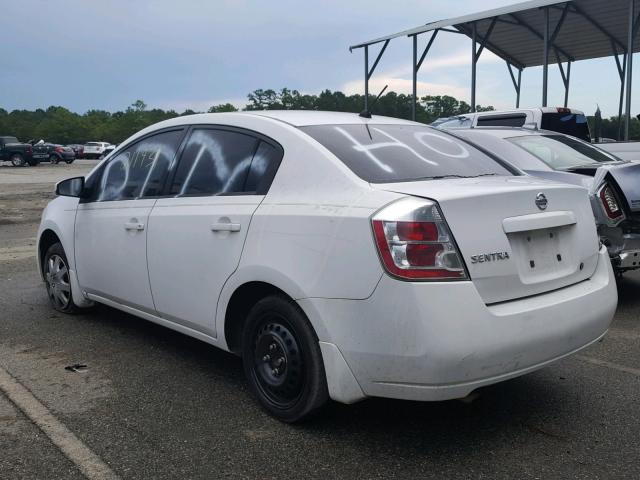 3N1AB61E38L727257 - 2008 NISSAN SENTRA 2.0 WHITE photo 3