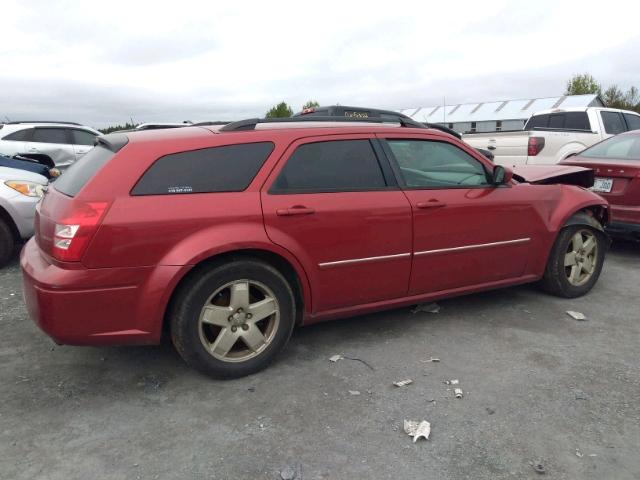 2D4GZ47V36H128964 - 2006 DODGE MAGNUM SXT RED photo 4