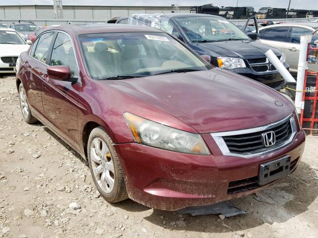 1HGCP26838A054367 - 2008 HONDA ACCORD EXL MAROON photo 1