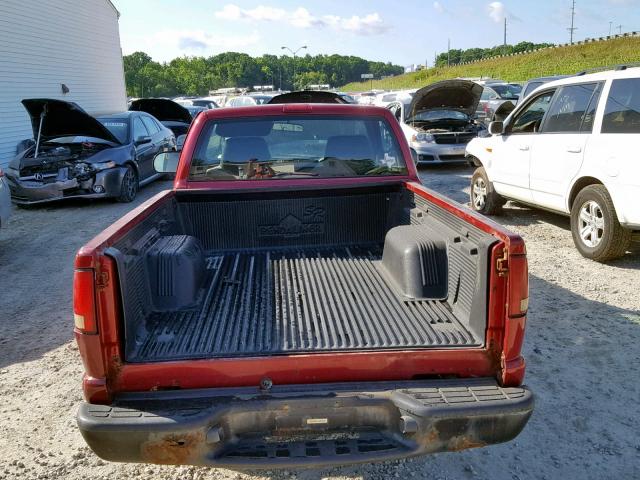 1GCCS14WX28152075 - 2002 CHEVROLET S TRUCK S1 RED photo 6