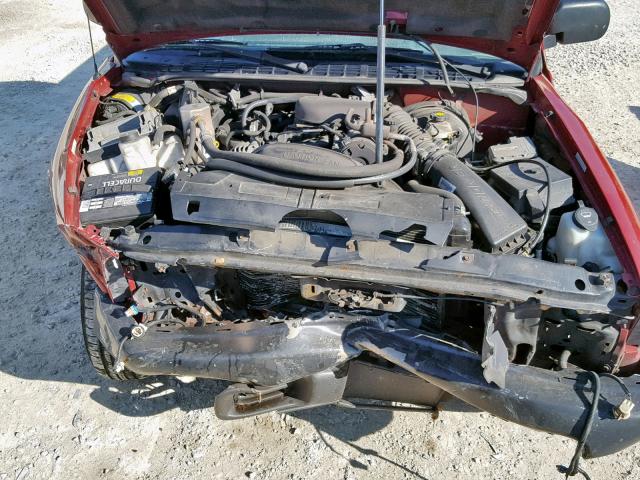 1GCCS14WX28152075 - 2002 CHEVROLET S TRUCK S1 RED photo 7