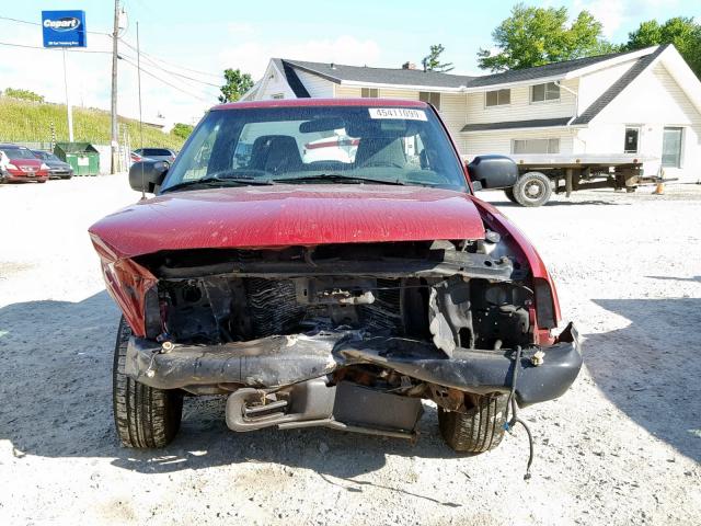 1GCCS14WX28152075 - 2002 CHEVROLET S TRUCK S1 RED photo 9