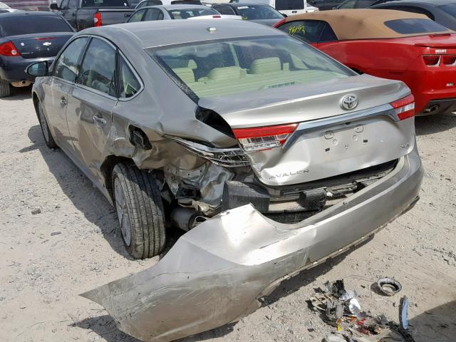 4T1BK1EB1FU162493 - 2015 TOYOTA AVALON XLE TAN photo 3