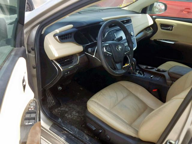 4T1BK1EB1FU162493 - 2015 TOYOTA AVALON XLE TAN photo 9