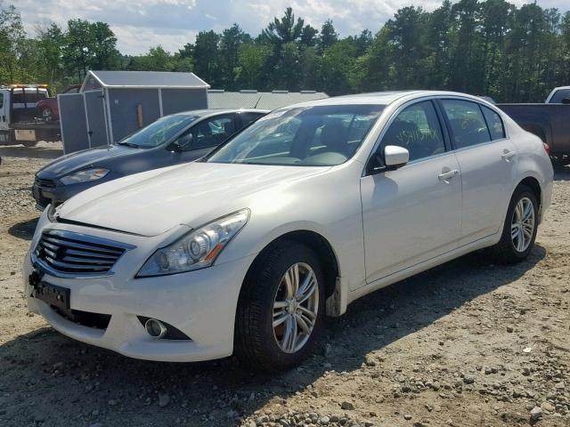 JN1DV6AR6CM862433 - 2012 INFINITI G25 WHITE photo 2