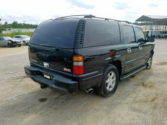 1GKFK66UX4J135976 - 2004 GMC YUKON XL D BLACK photo 4