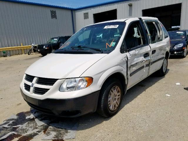 1D4GP25B76B712523 - 2006 DODGE CARAVAN SE WHITE photo 2