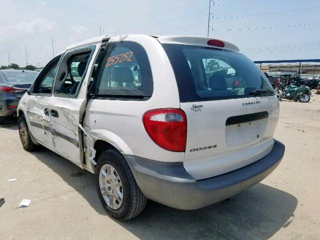 1D4GP25B76B712523 - 2006 DODGE CARAVAN SE WHITE photo 3