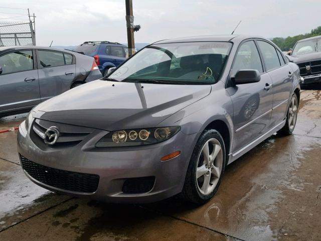 1YVHP84D375M02130 - 2007 MAZDA 6 S GRAY photo 2