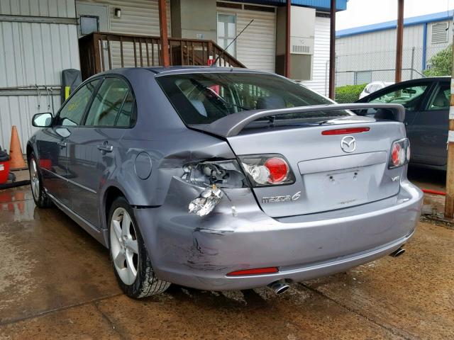 1YVHP84D375M02130 - 2007 MAZDA 6 S GRAY photo 3