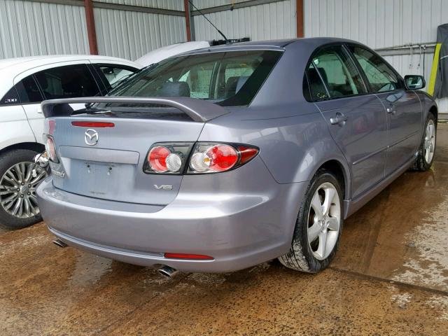 1YVHP84D375M02130 - 2007 MAZDA 6 S GRAY photo 4