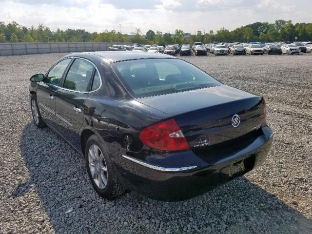 2G4WE537651334591 - 2005 BUICK LACROSSE C BLACK photo 3