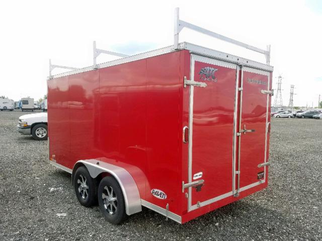 5JXCE1429GE203729 - 2016 ATC TRAILER RED photo 3