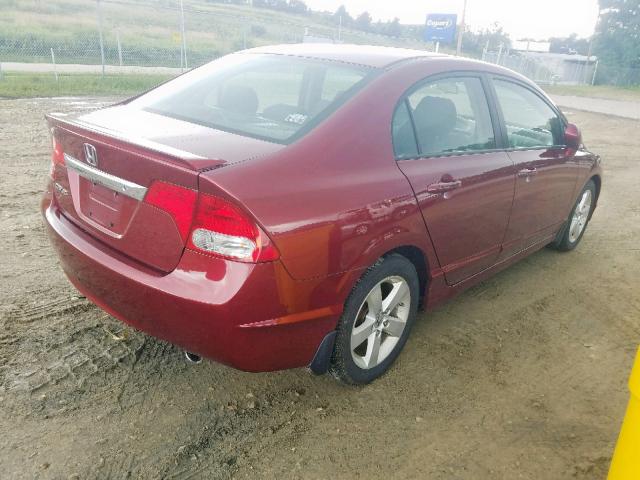 19XFA1F63AE006618 - 2010 HONDA CIVIC LX-S Qırmızı foto 4