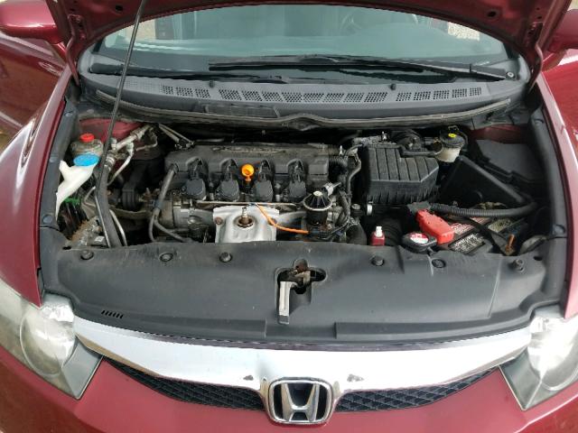 19XFA1F63AE006618 - 2010 HONDA CIVIC LX-S Qırmızı foto 7