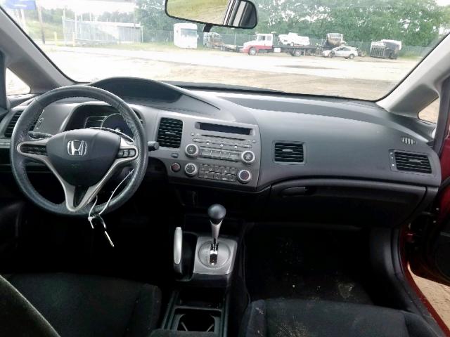 19XFA1F63AE006618 - 2010 HONDA CIVIC LX-S Qırmızı foto 9