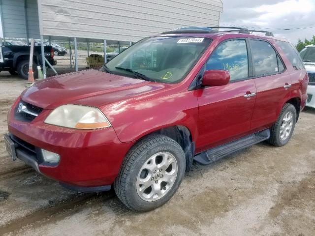 2HNYD18892H520732 - 2002 ACURA MDX TOURIN RED photo 2