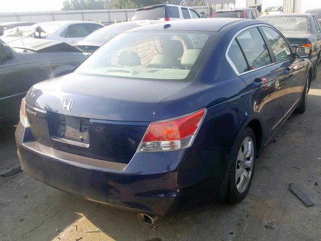 1HGCP2F83AA072793 - 2010 HONDA ACCORD EXL BLUE photo 4