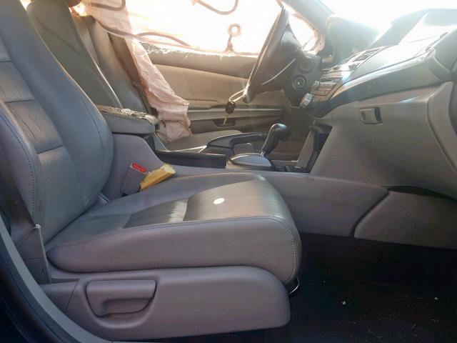 1HGCP2F83AA072793 - 2010 HONDA ACCORD EXL BLUE photo 5